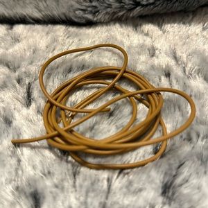 String Camel Color Leather For Jewerly Making NWOT 60” Long